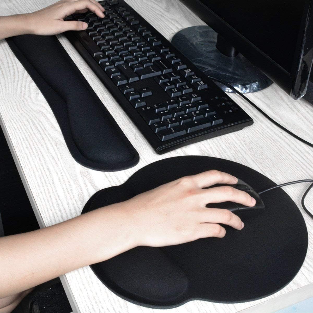 Ergonomic Mouse Pad - Wrist Support Pad with Pain Relief