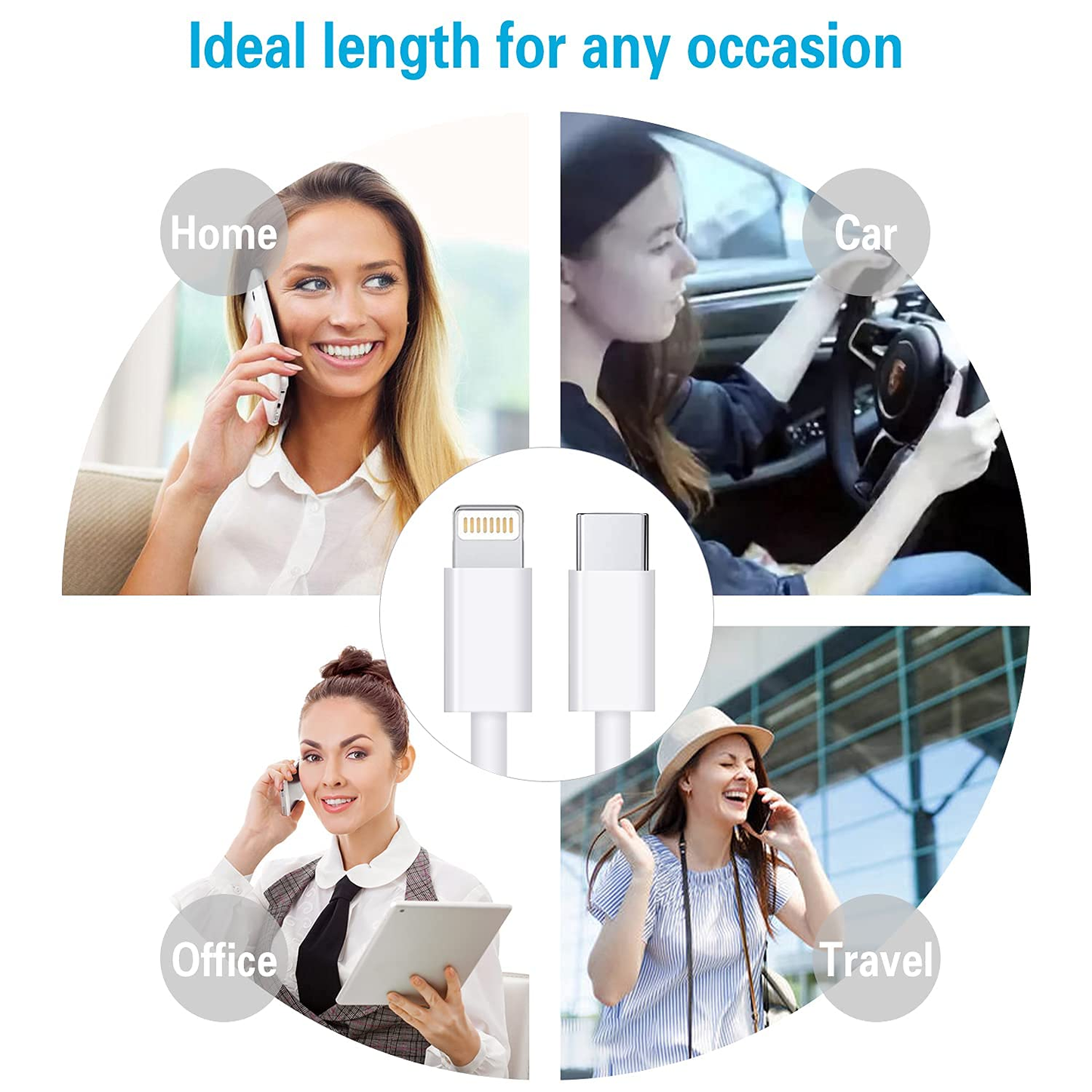 USB C to Lightning Cable