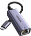 USB C to Ethernet Adapter Type C RJ45 Gigabit Network Adaptor Thunderbolt 3