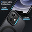JETech Magnetic Case for iPhone 12/12 Pro 6.1-Inch Compatible with MagSafe, Translucent Matte Back Slim Shockproof Phone Cover (Black)