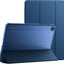 JETech Case for Samsung Galaxy Tab A9+ / A9 Plus 11-Inch 2023, Slim Translucent Back Tri-Fold Folio Stand Protective Tablet Cover, Auto Wake/Sleep (Navy)