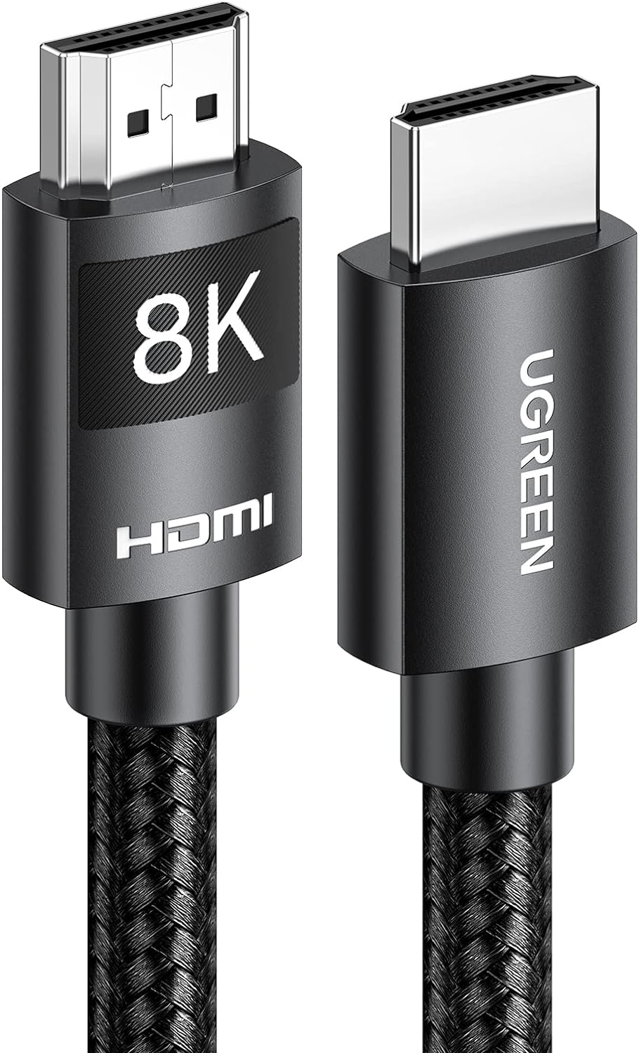 UGREEN HDMI 2.1 Cable 5M 10K 8K@60Hz Certified Ultra High Speed HDMI Cord Braided 48Gbps 4K@240Hz Support Dynamic HDR eARC Dolby Atmos HDCP Compatible with PS5 PS4 Xbox Roku TV HDTV Blu-ray Projector