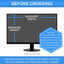 24 Inch Computer Privacy Screen Filter for 16:9 Widescreen Computer Monitor 20.9"x11.8" - Computer Screen Privacy Shield and Anti Blue Light Anti Glare Screen Protector