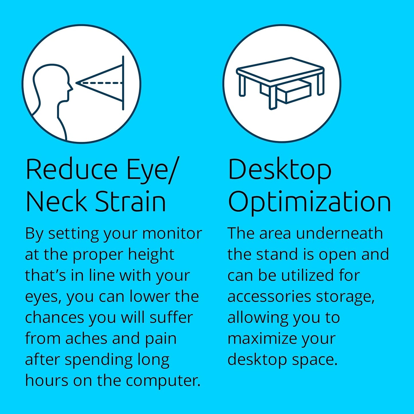 Kensington 52785 Monitor Stand, SmartFit Standard