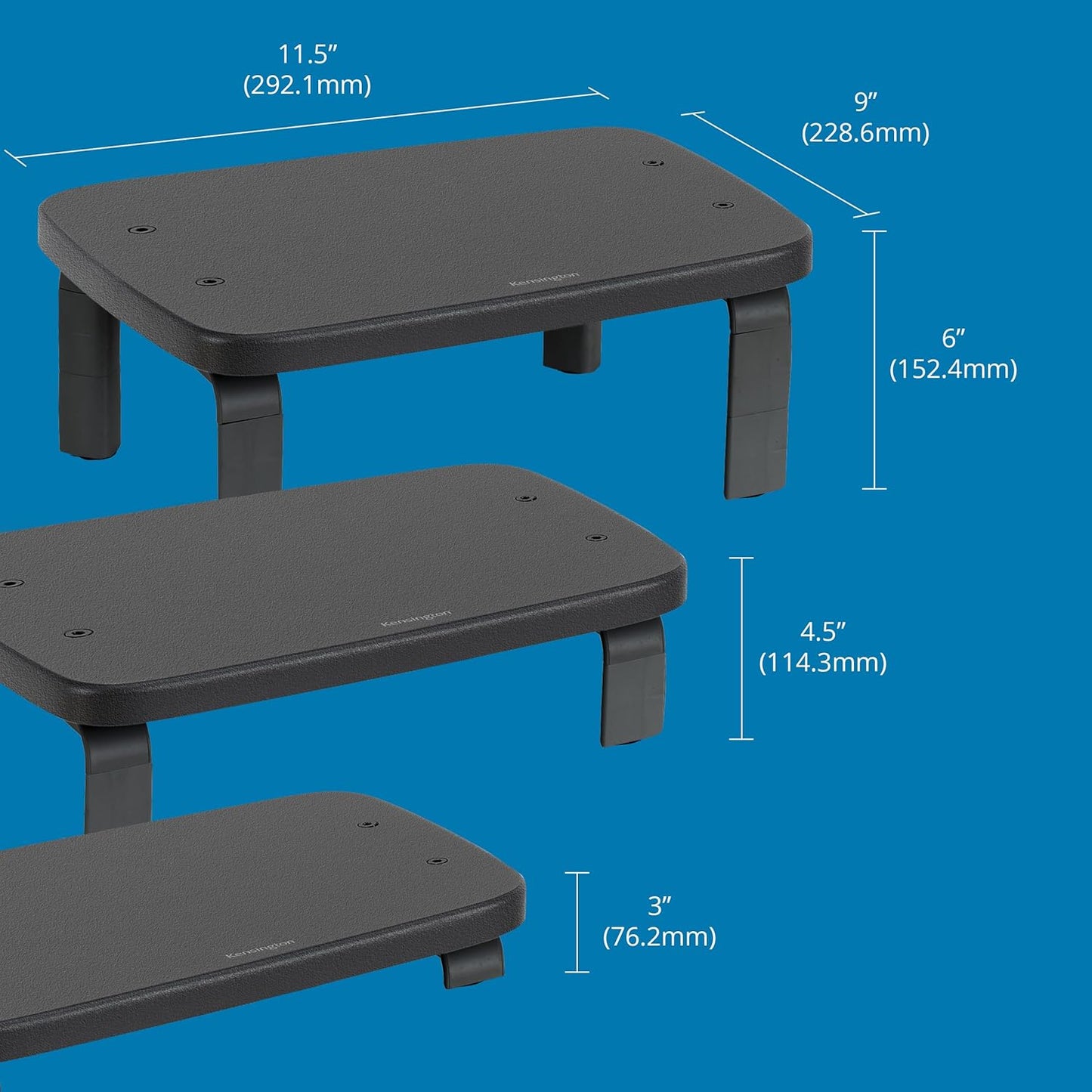 Kensington 52785 Monitor Stand, SmartFit Standard