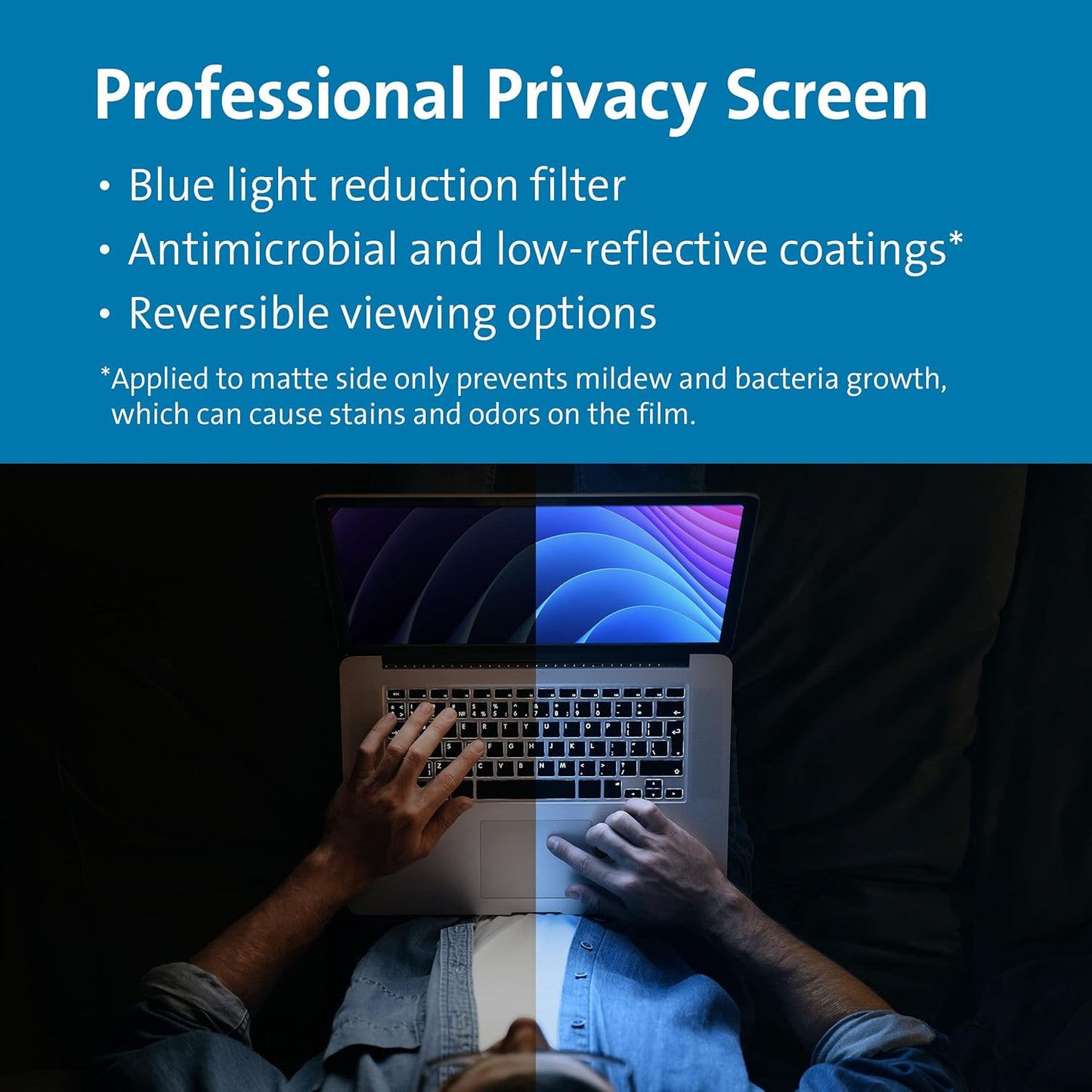 Kensington MagPro Magnetic Privacy Screen for 15.6 Inch Laptops