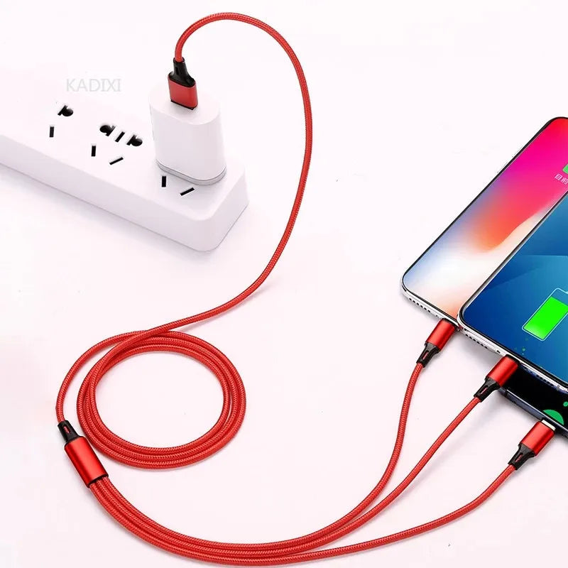 Lovebay 3 In 1 USB Fast Charging Cable