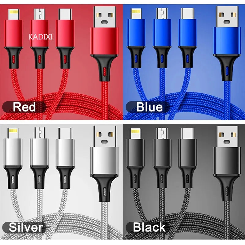 Lovebay 3 In 1 USB Fast Charging Cable