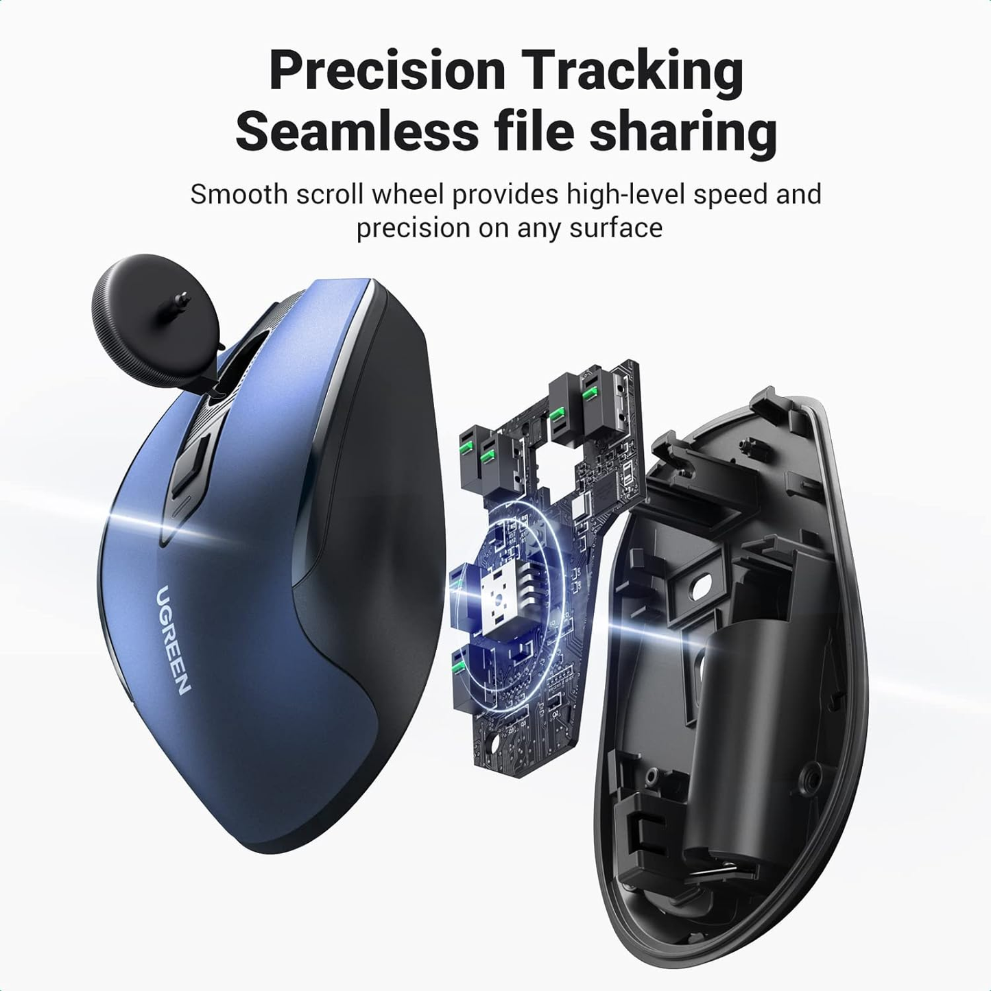 UGREEN Wireless ergonomic Mouse